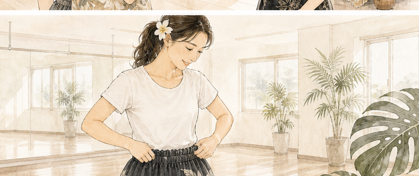 動きやすい服装で体験レッスンに参加するイメージ挿絵